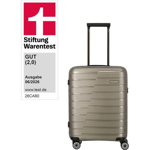 Travelite Air Base 4-Rollen-Kabinentrolley S 55 cm -Champagner