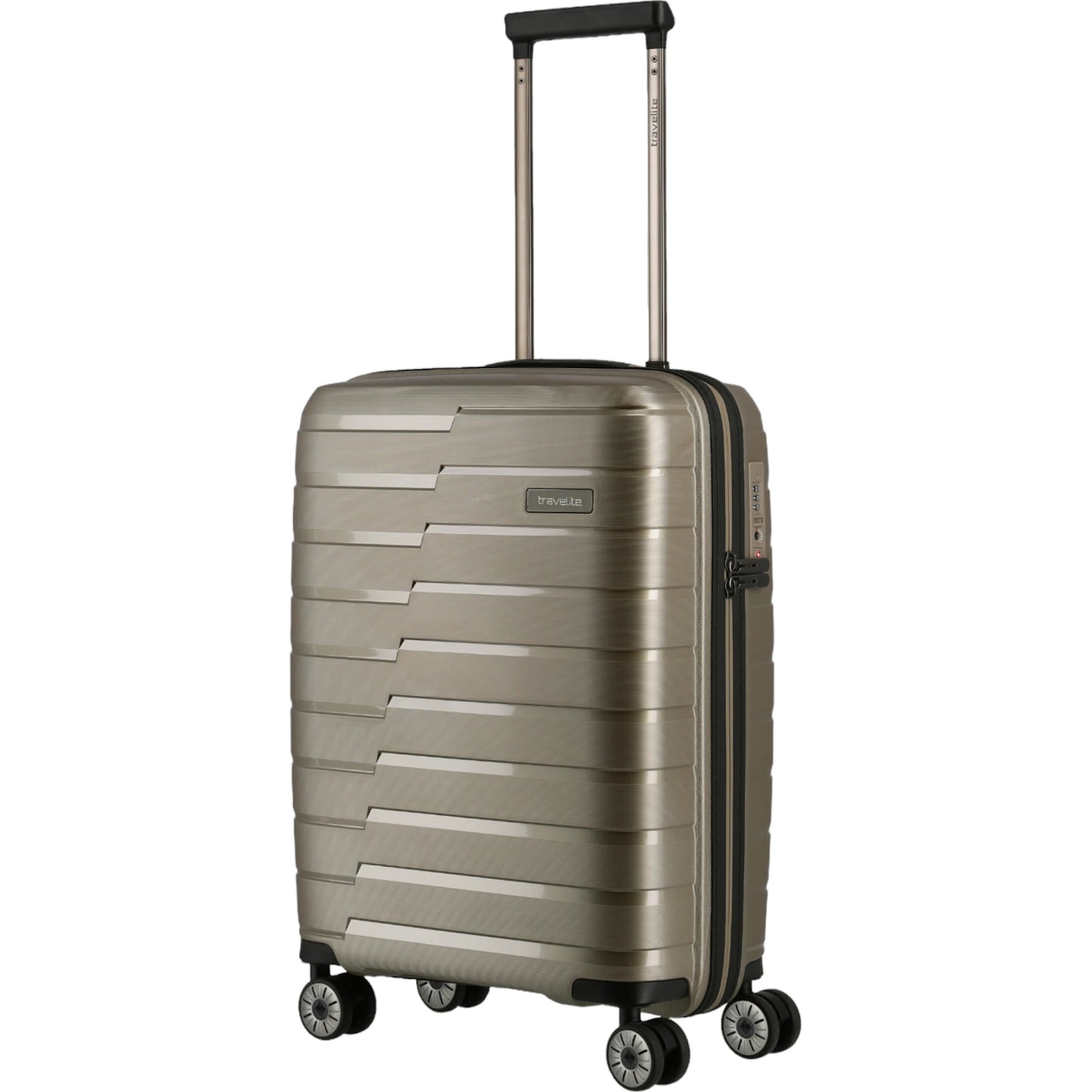 Travelite Air Base 4-Rollen-Kabinentrolley S 55 cm -Champagner KOFFER-PLUS.COM