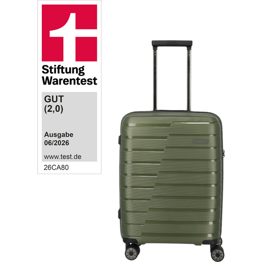 Travelite Air Base 4-Rollen-Kabinentrolley S 55 cm -Olive KOFFER-PLUS.COM