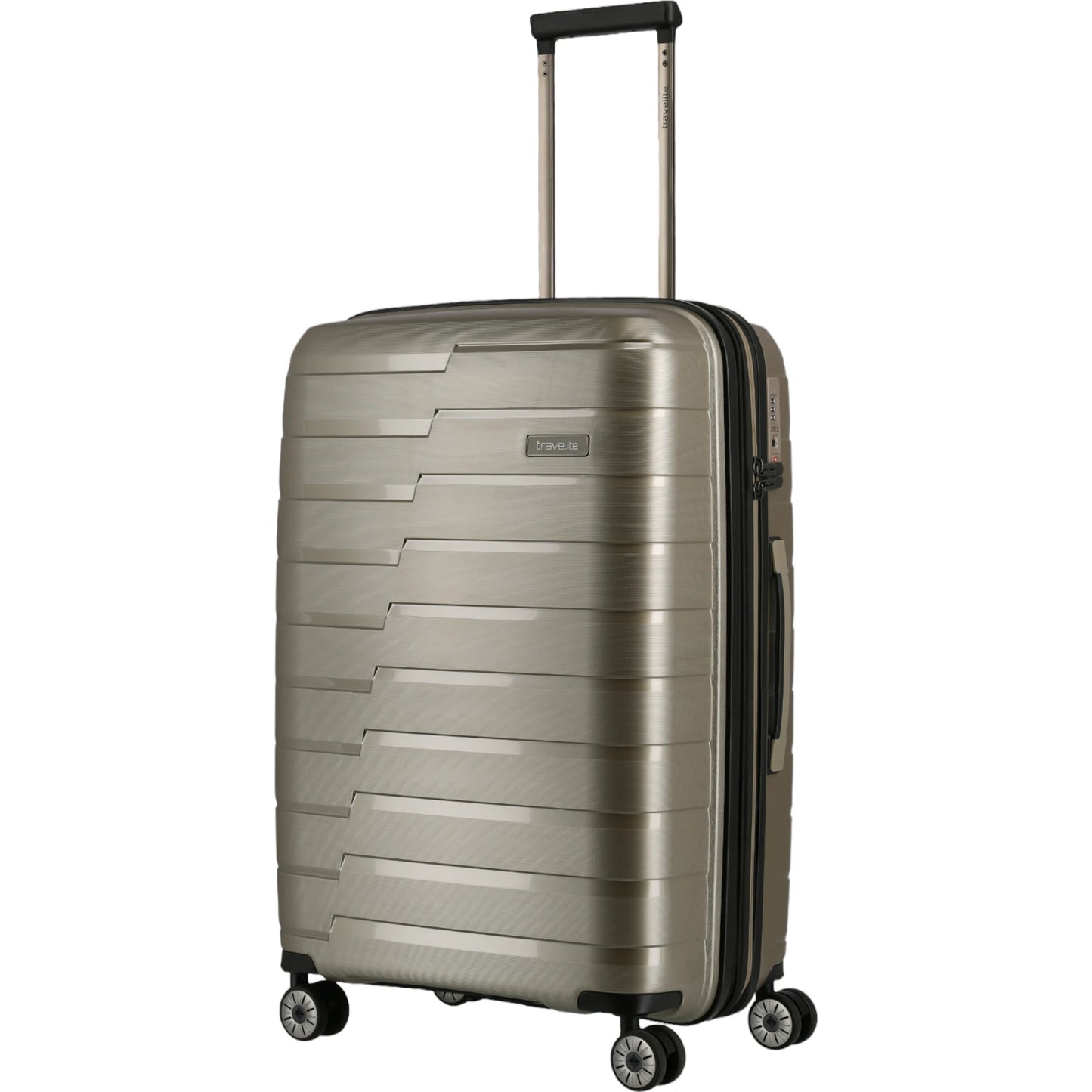 Travelite Air Base 4-Rollen-Trolley M 67 cm -Champagner KOFFER-PLUS.COM