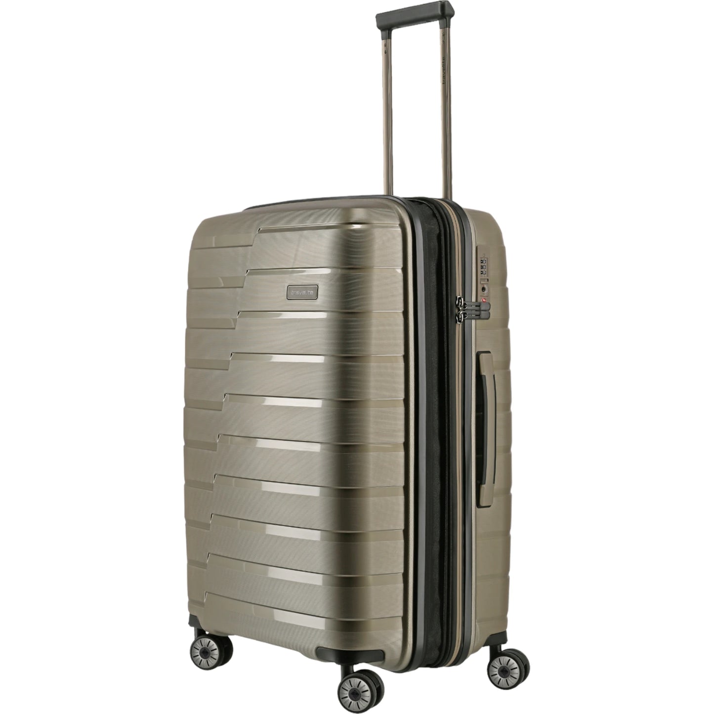 Travelite Air Base 4-Rollen-Trolley M 67 cm -Champagner KOFFER-PLUS.COM