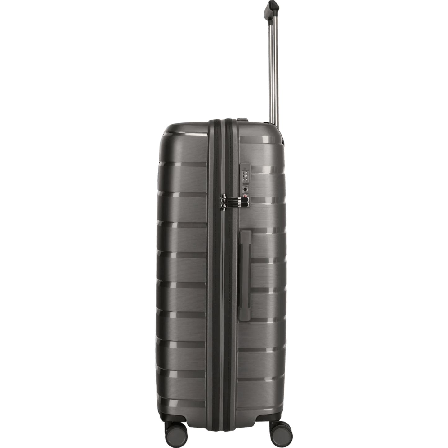 Travelite Air Base 4-Rollen Kofferset 3tlg. L/M/S mit Vortasche -Anthr KOFFER-PLUS.COM