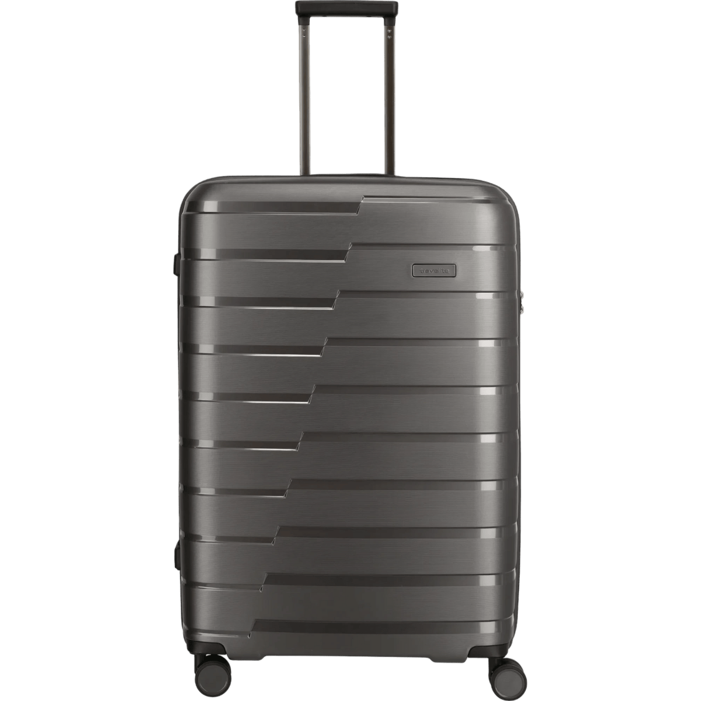 Travelite Air Base 4-Rollen Kofferset 3tlg. L/M/S mit Vortasche -Anthr KOFFER-PLUS.COM