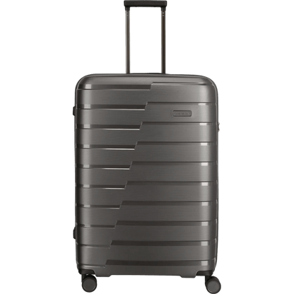 Travelite Air Base 4-Rollen Kofferset 3tlg. L/M/S mit Vortasche -Anthr KOFFER-PLUS.COM