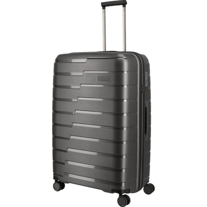 Travelite Air Base 4-Rollen Kofferset 3tlg. L/M/S mit Vortasche -Anthr KOFFER-PLUS.COM