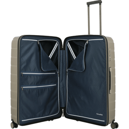 Travelite Air Base 4-Rollen Kofferset 3tlg. L/M/S -Champagner KOFFER-PLUS.COM