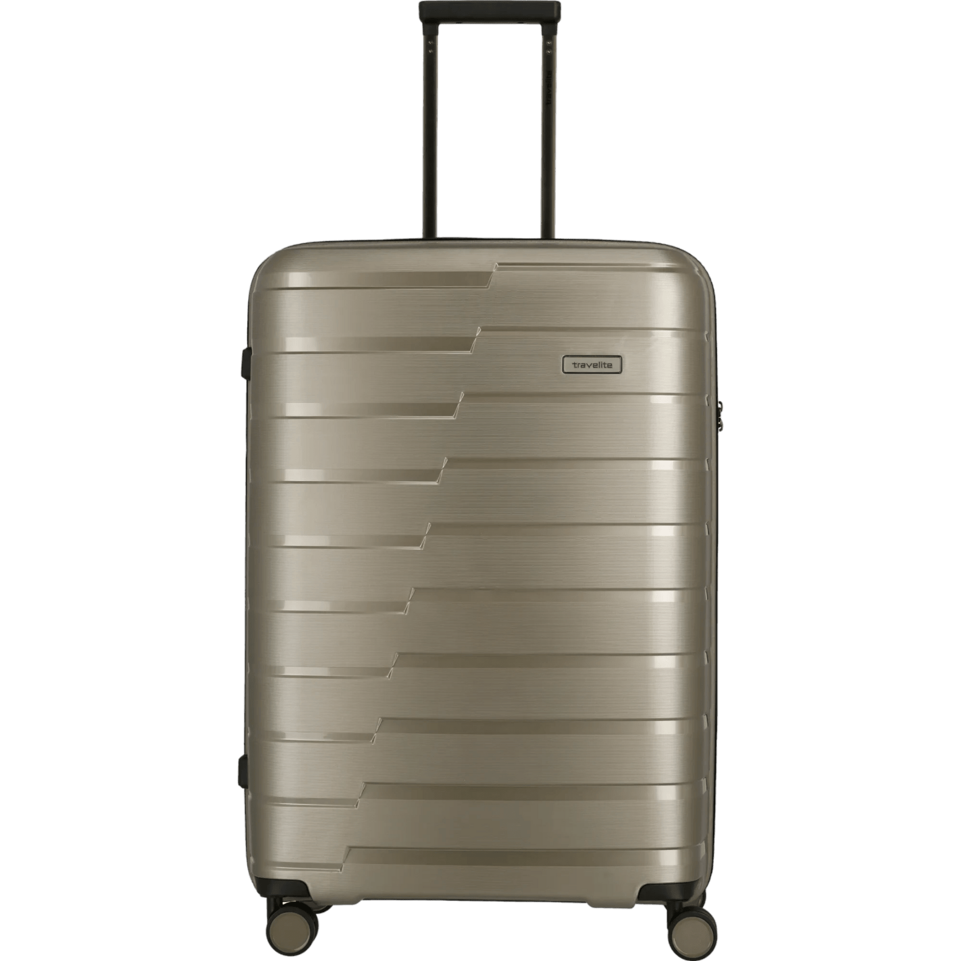 Travelite Air Base 4-Rollen Kofferset 3tlg. L/M/S -Champagner KOFFER-PLUS.COM