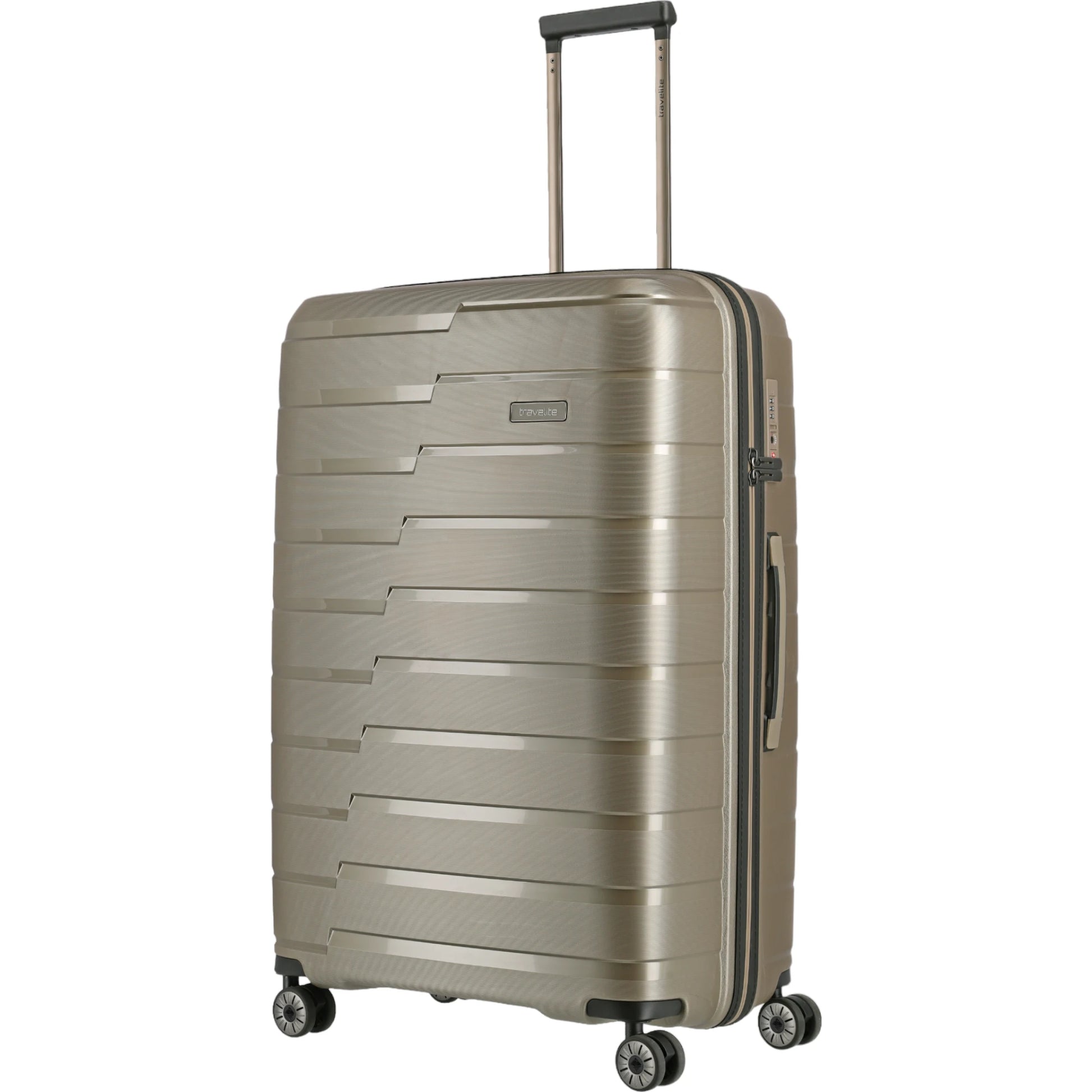 Travelite Air Base 4-Rollen-Trolley L 77 cm -Champagner KOFFER-PLUS.COM