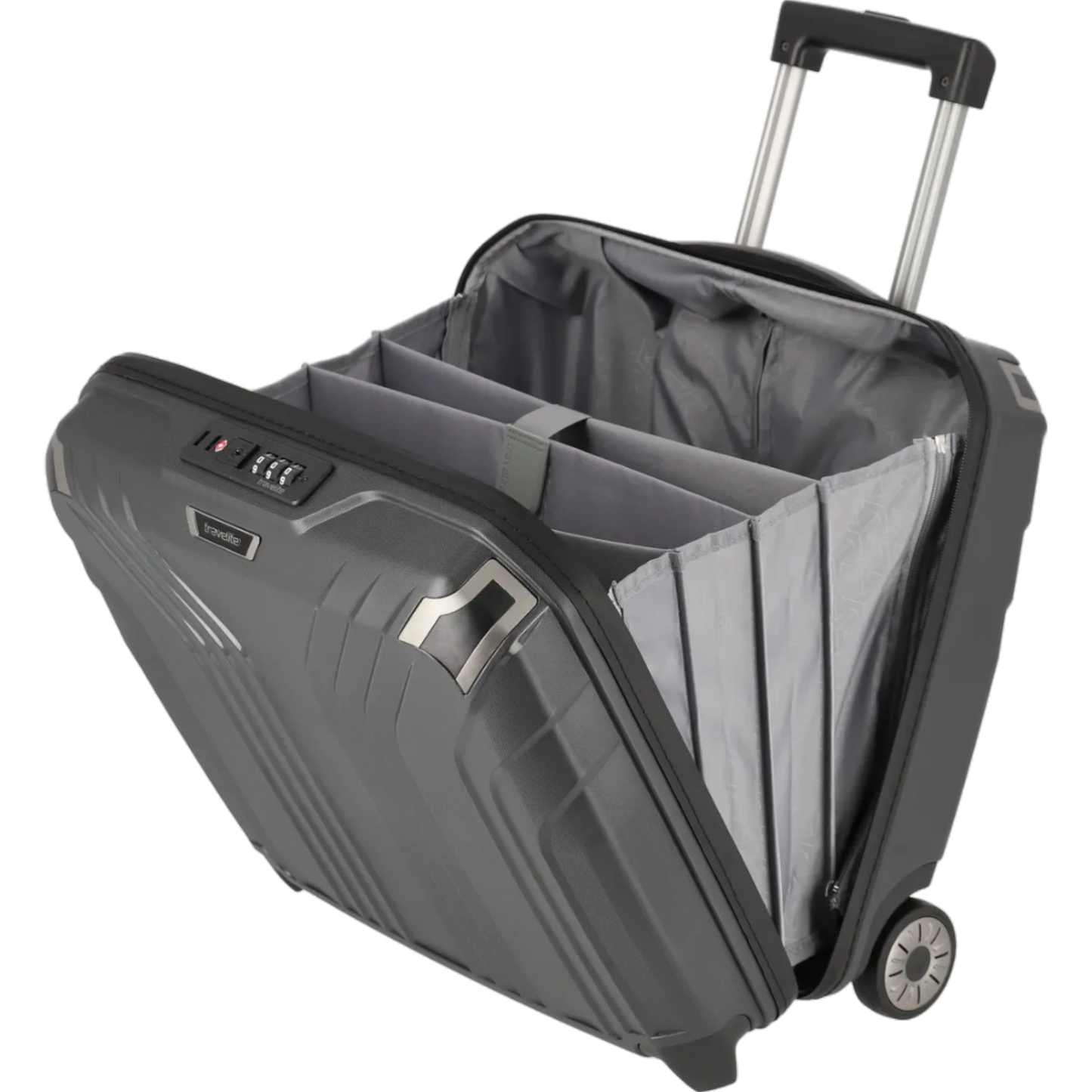 Travelite Elvaa Business-Trolley 44 cm -Schwarz KOFFER-PLUS.COM