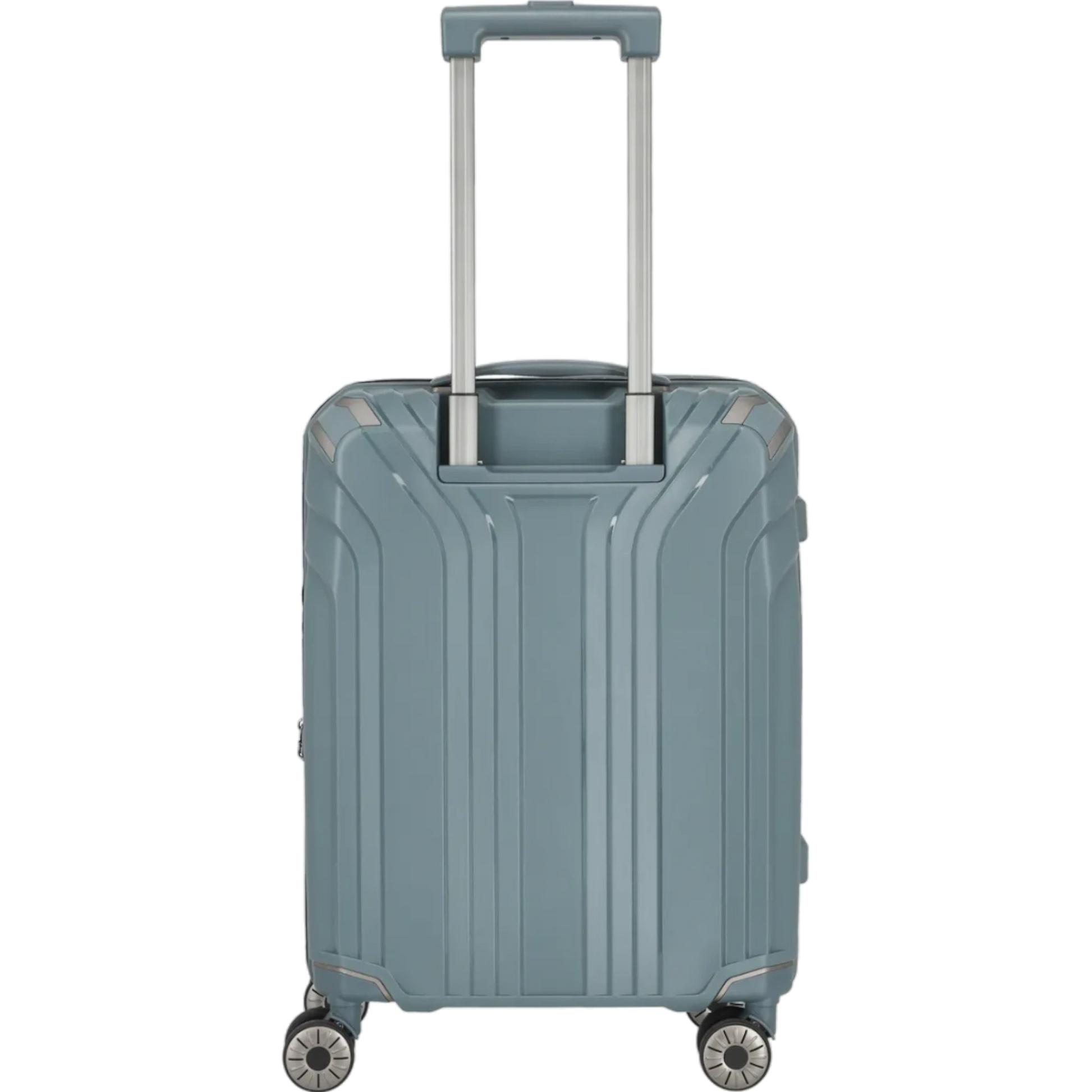 Travelite Elvaa 4-Rollen-Bordtrolley S 55 cm -Blaugrau KOFFER-PLUS.COM