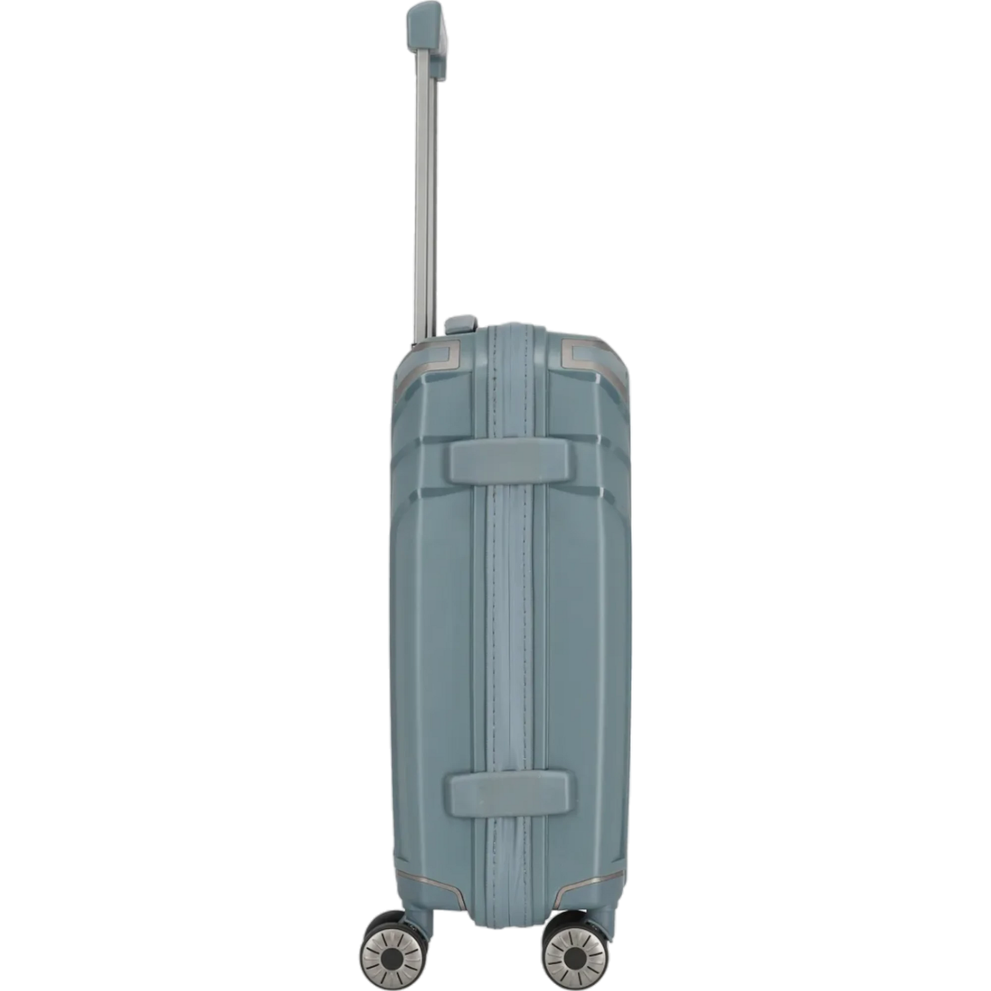 Travelite Elvaa 4-Rollen-Bordtrolley S 55 cm -Blaugrau KOFFER-PLUS.COM