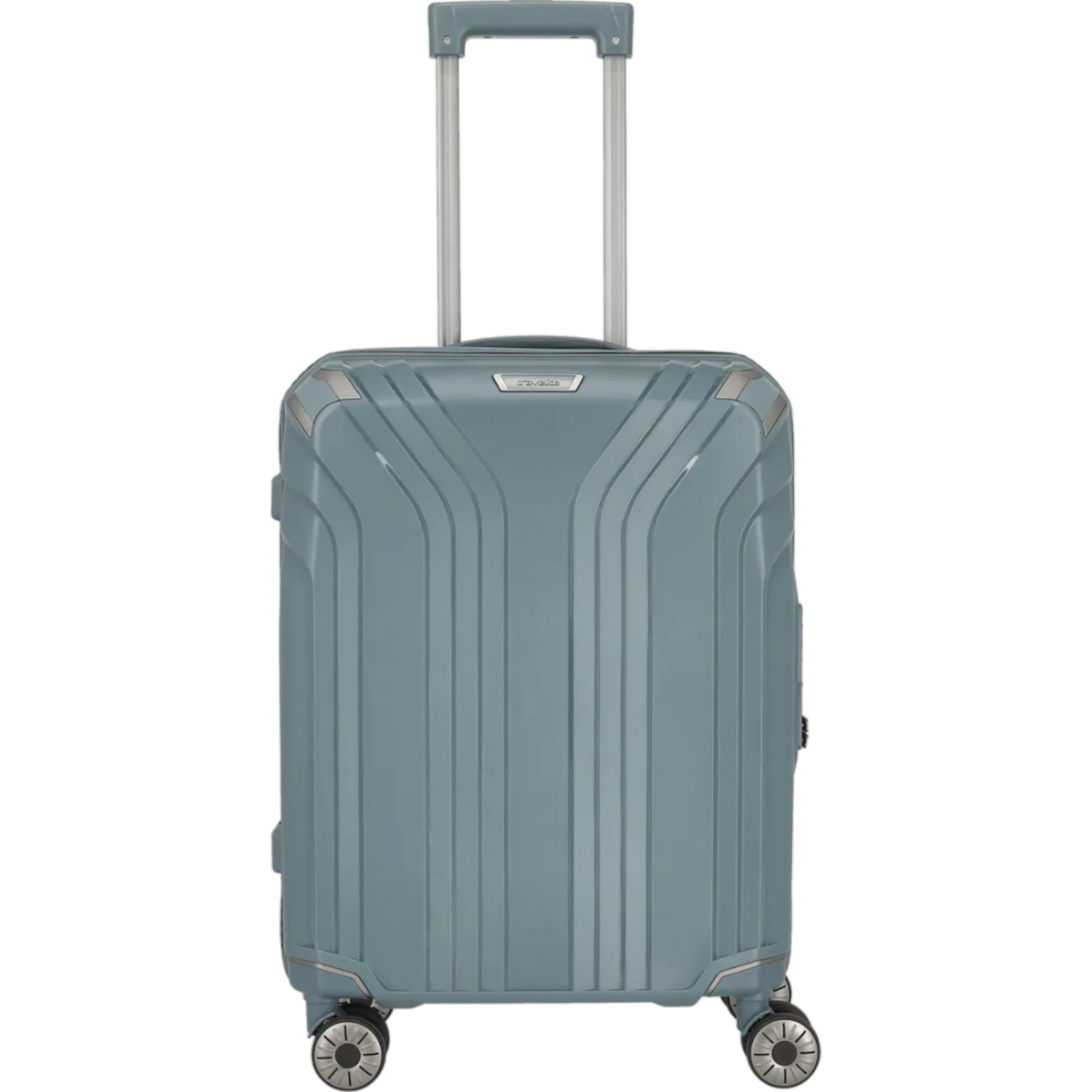 Travelite Elvaa 4-Rollen-Bordtrolley S 55 cm -Blaugrau KOFFER-PLUS.COM