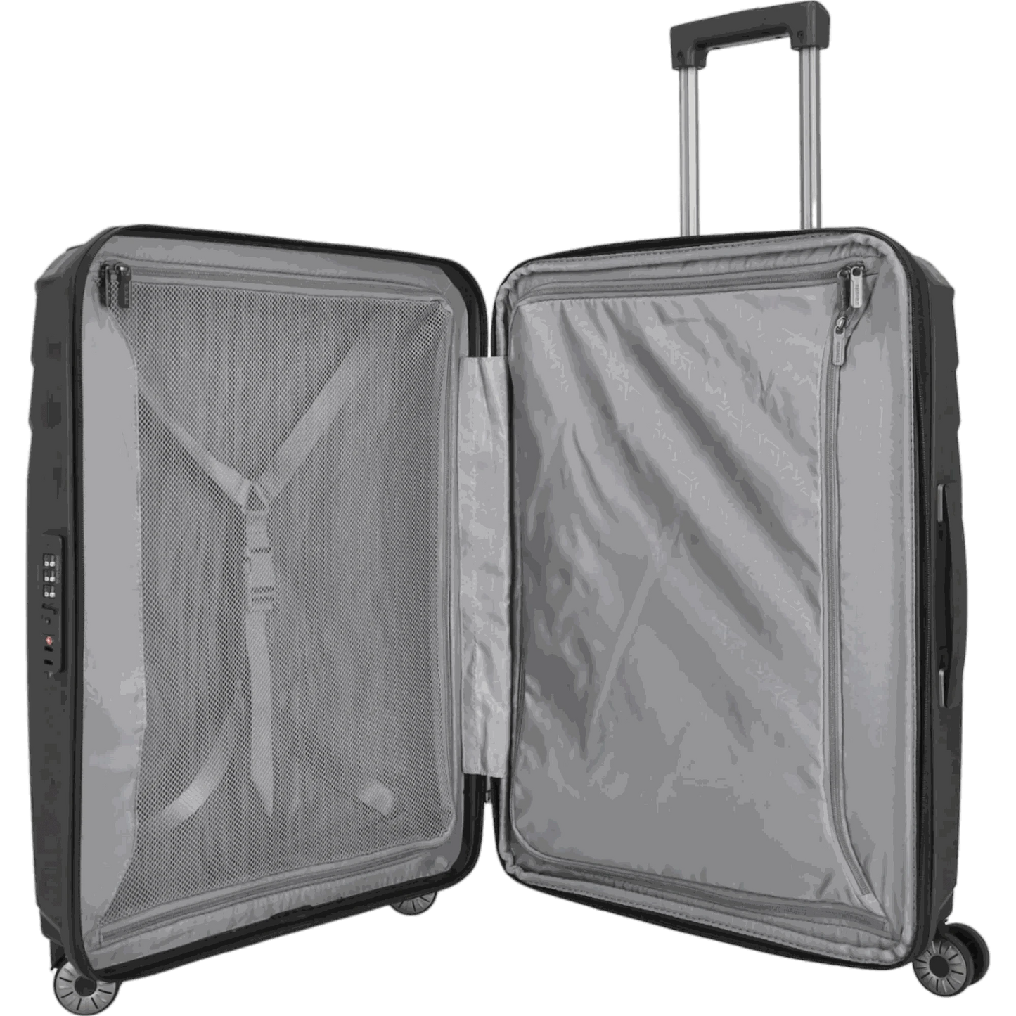 Travelite Elvaa 4-Rollen-Trolley M 66 cm -Schwarz KOFFER-PLUS.COM