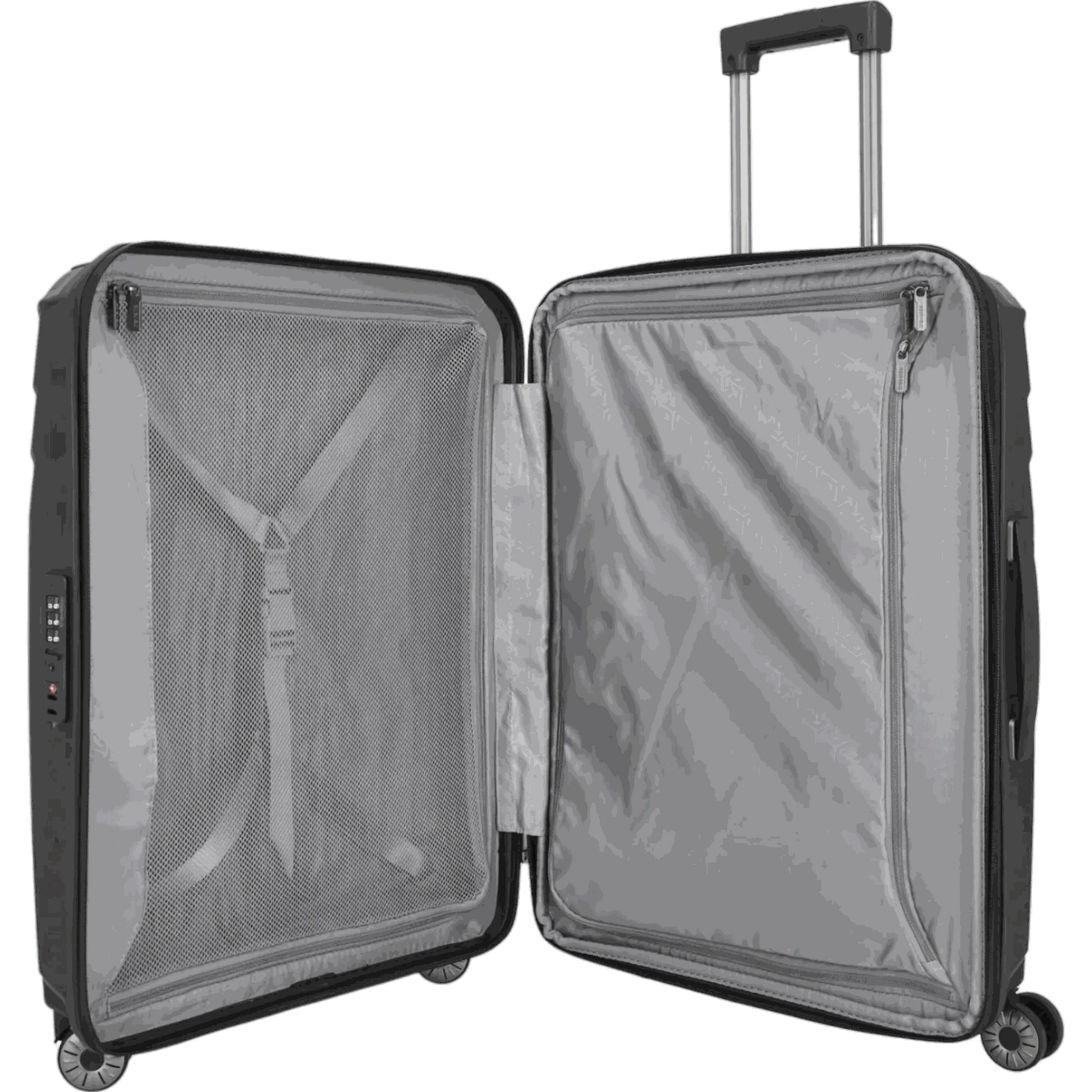 Travelite Elvaa 4-Rollen-Trolley M 66 cm -Schwarz KOFFER-PLUS.COM