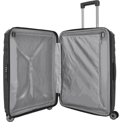 Travelite Elvaa 4-Rollen-Trolley M 66 cm -Schwarz KOFFER-PLUS.COM