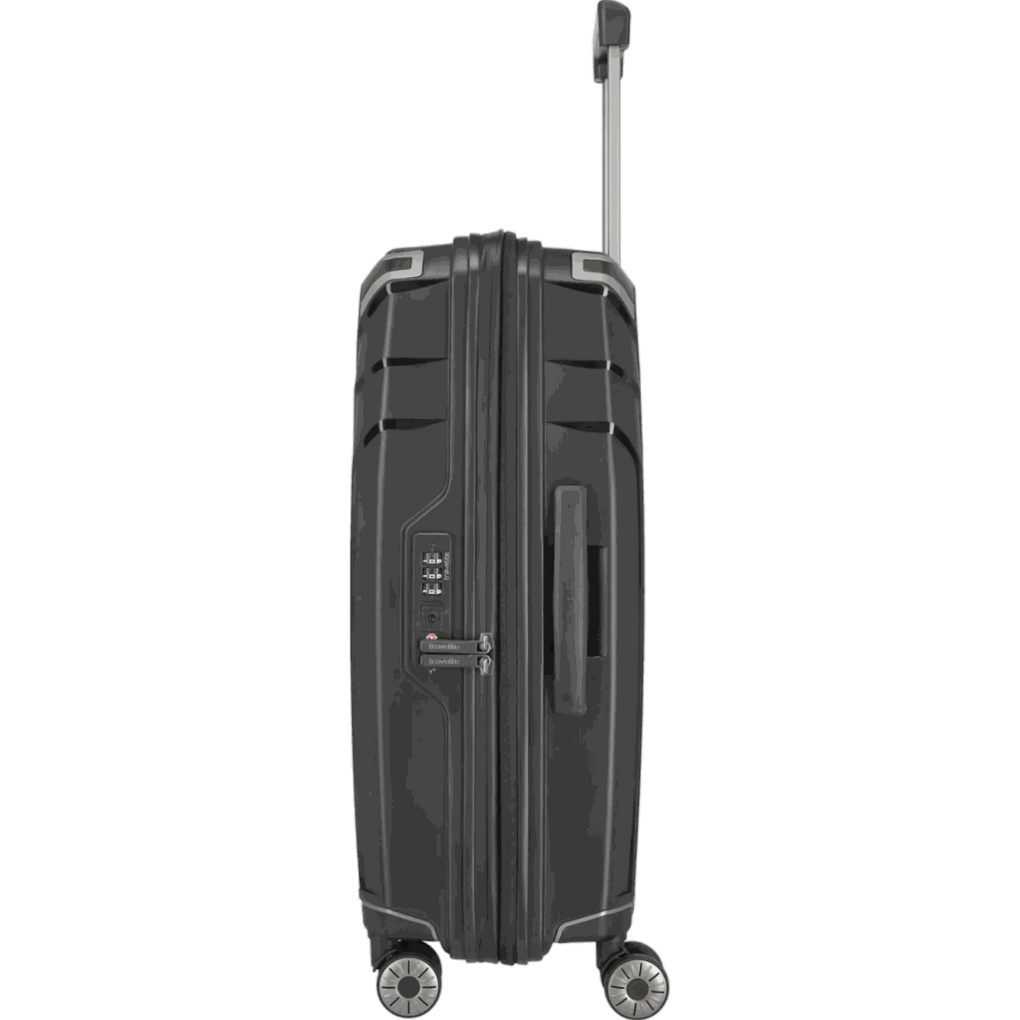 Travelite Elvaa 4-Rollen-Trolley M 66 cm -Schwarz KOFFER-PLUS.COM