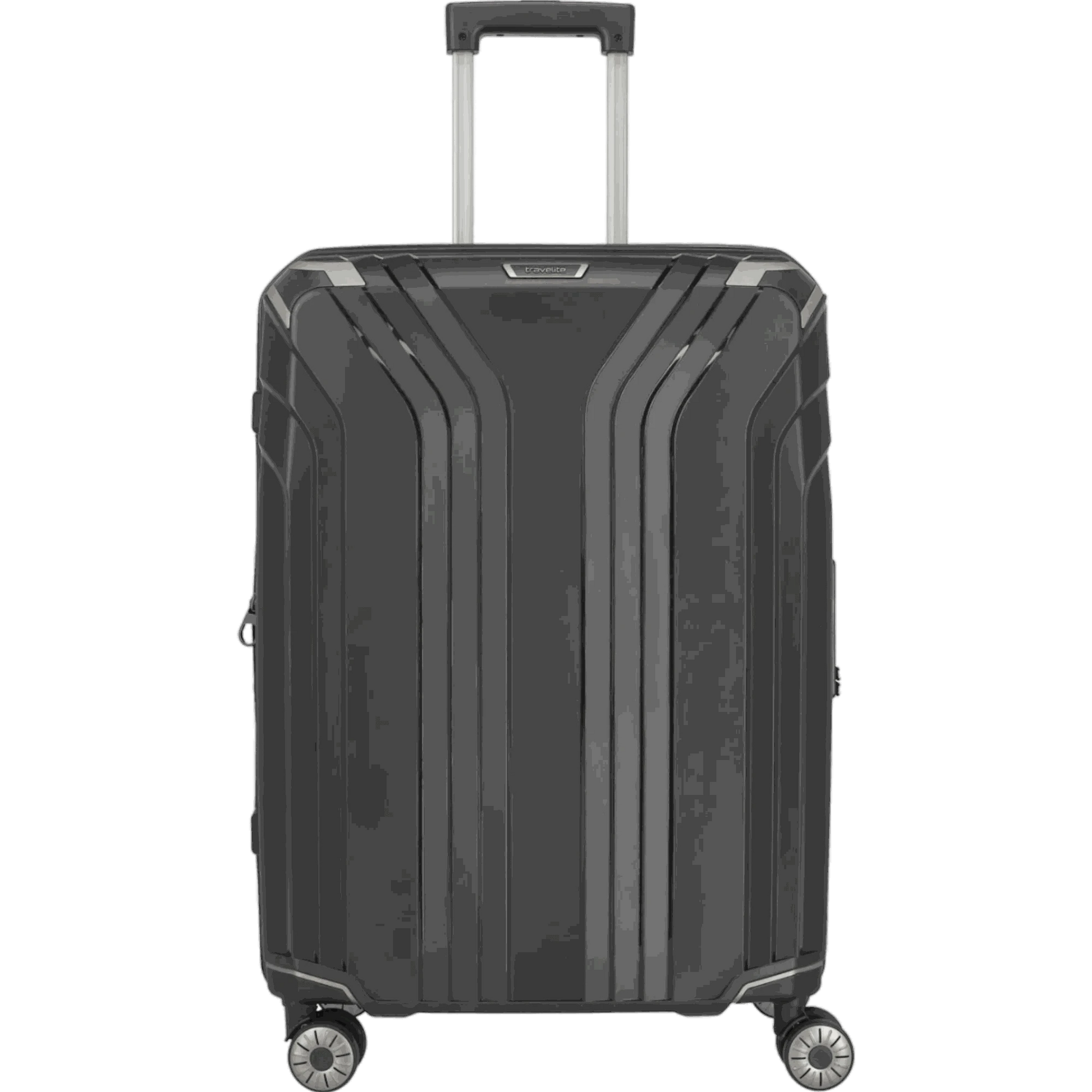 Travelite Elvaa 4-Rollen-Trolley M 66 cm -Schwarz KOFFER-PLUS.COM