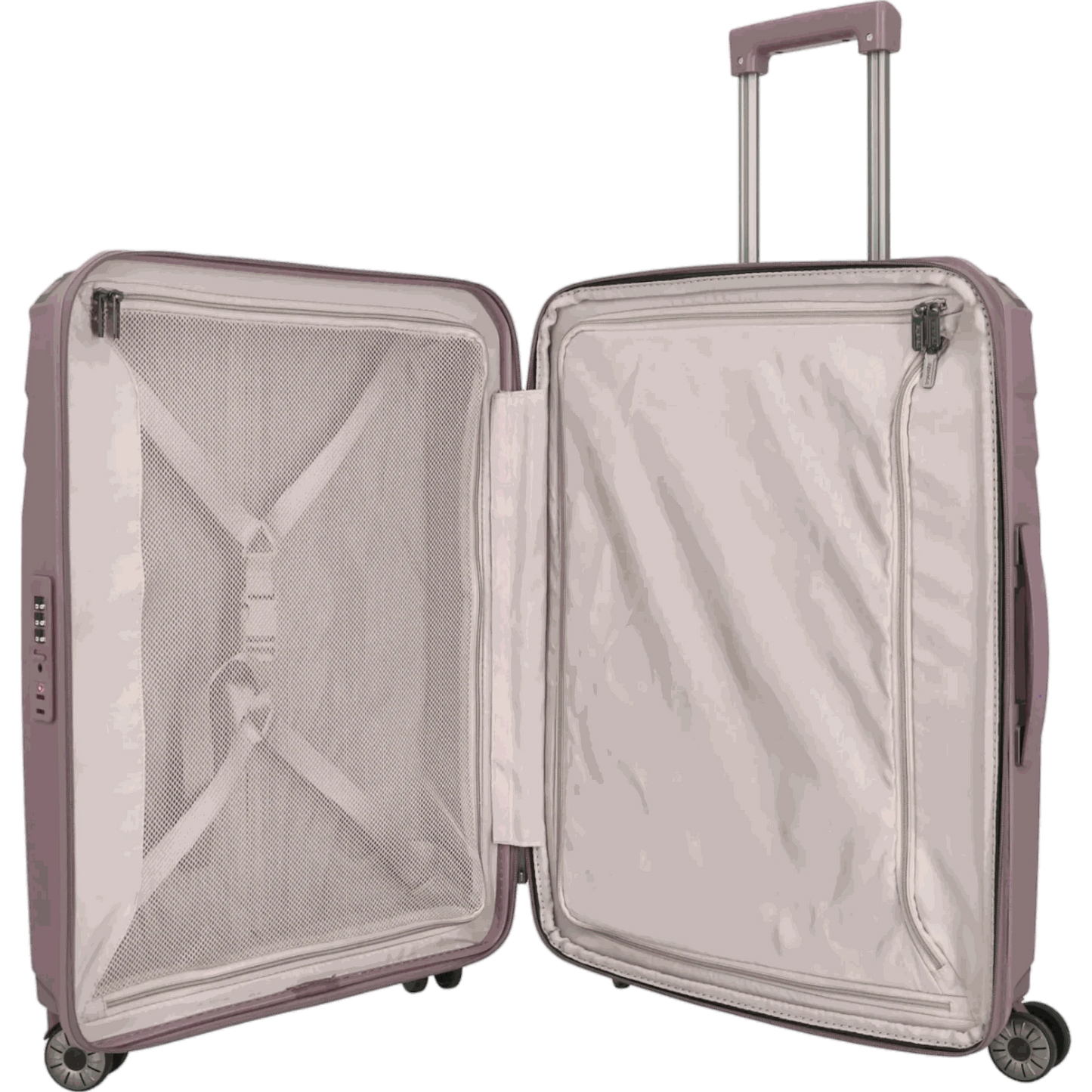 Travelite Elvaa 4-Rollen-Trolley M 66 cm -Rosé KOFFER-PLUS.COM