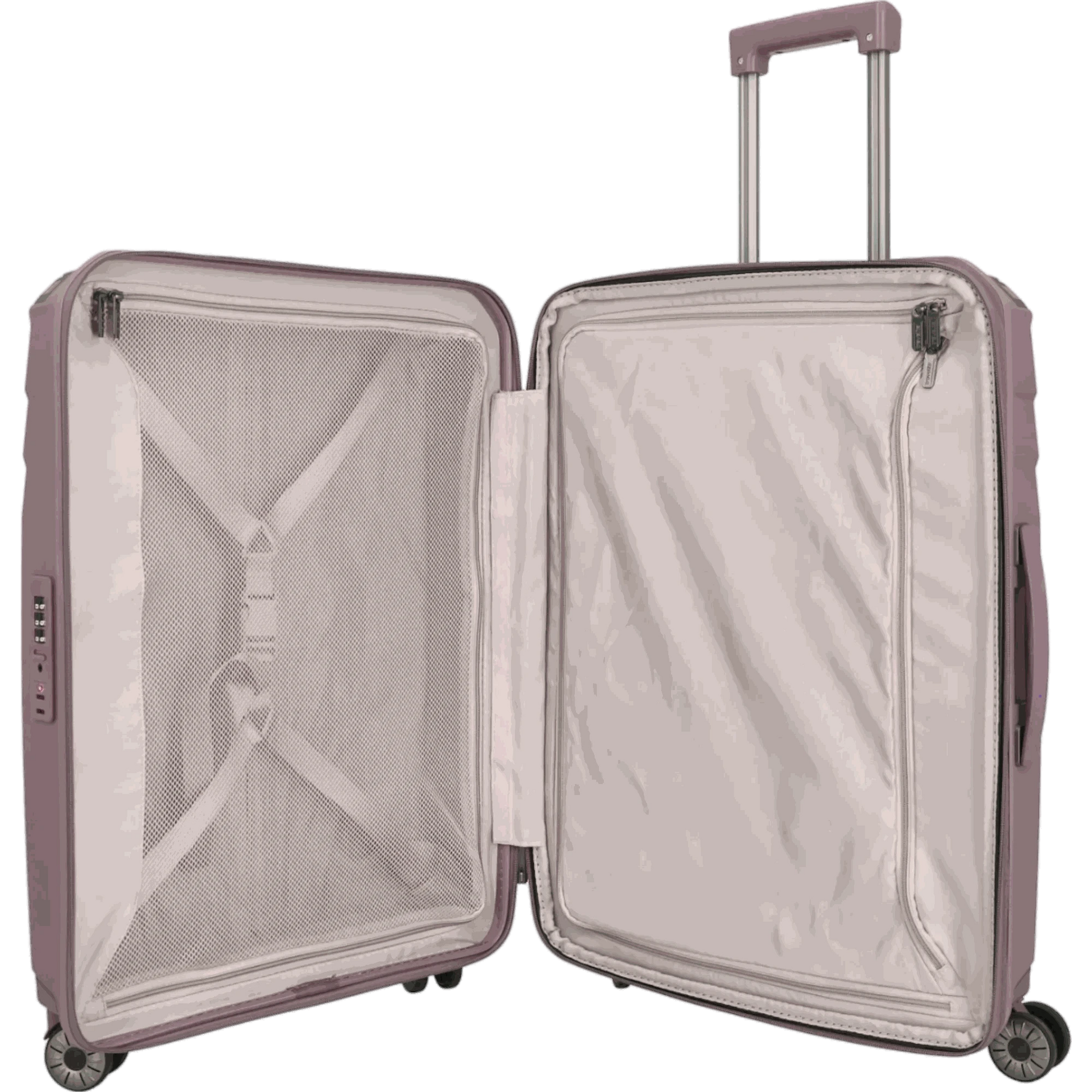 Travelite Elvaa 4-Rollen-Trolley M 66 cm -Rosé KOFFER-PLUS.COM