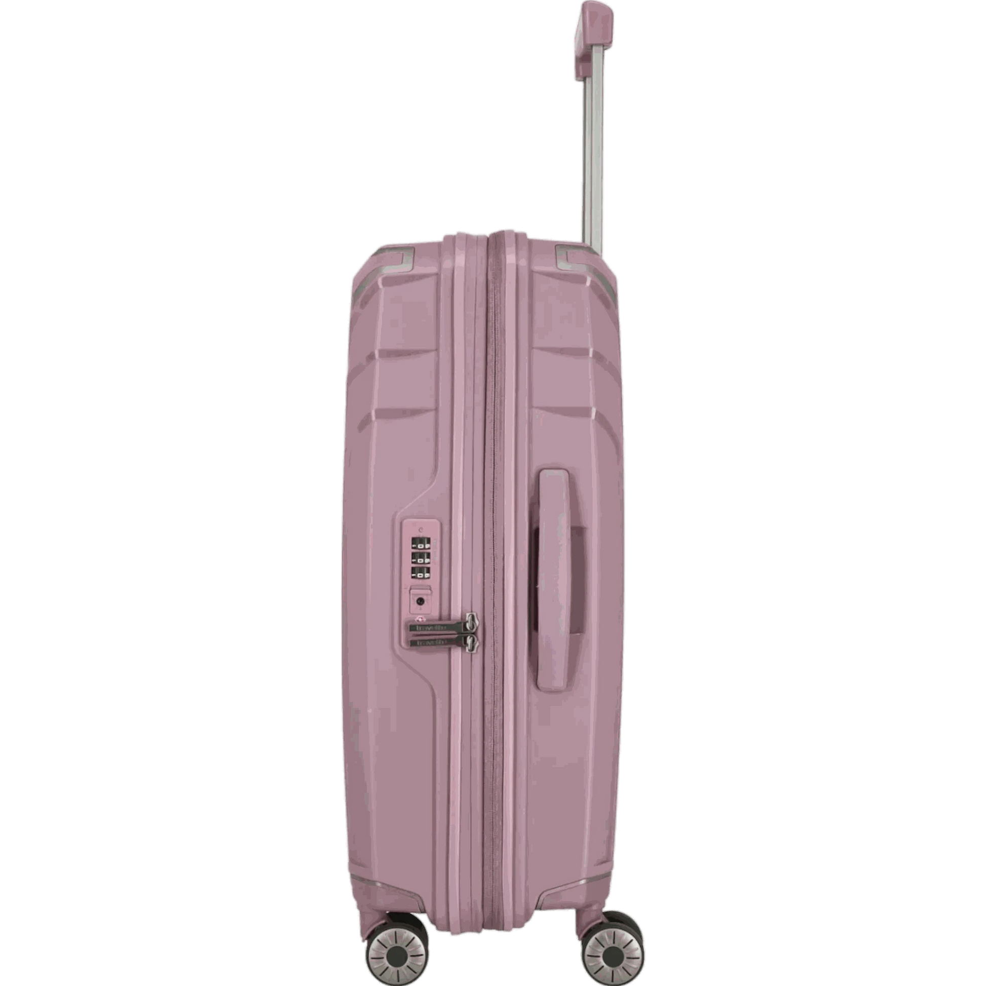 Travelite Elvaa 4-Rollen-Trolley M 66 cm -Rosé KOFFER-PLUS.COM