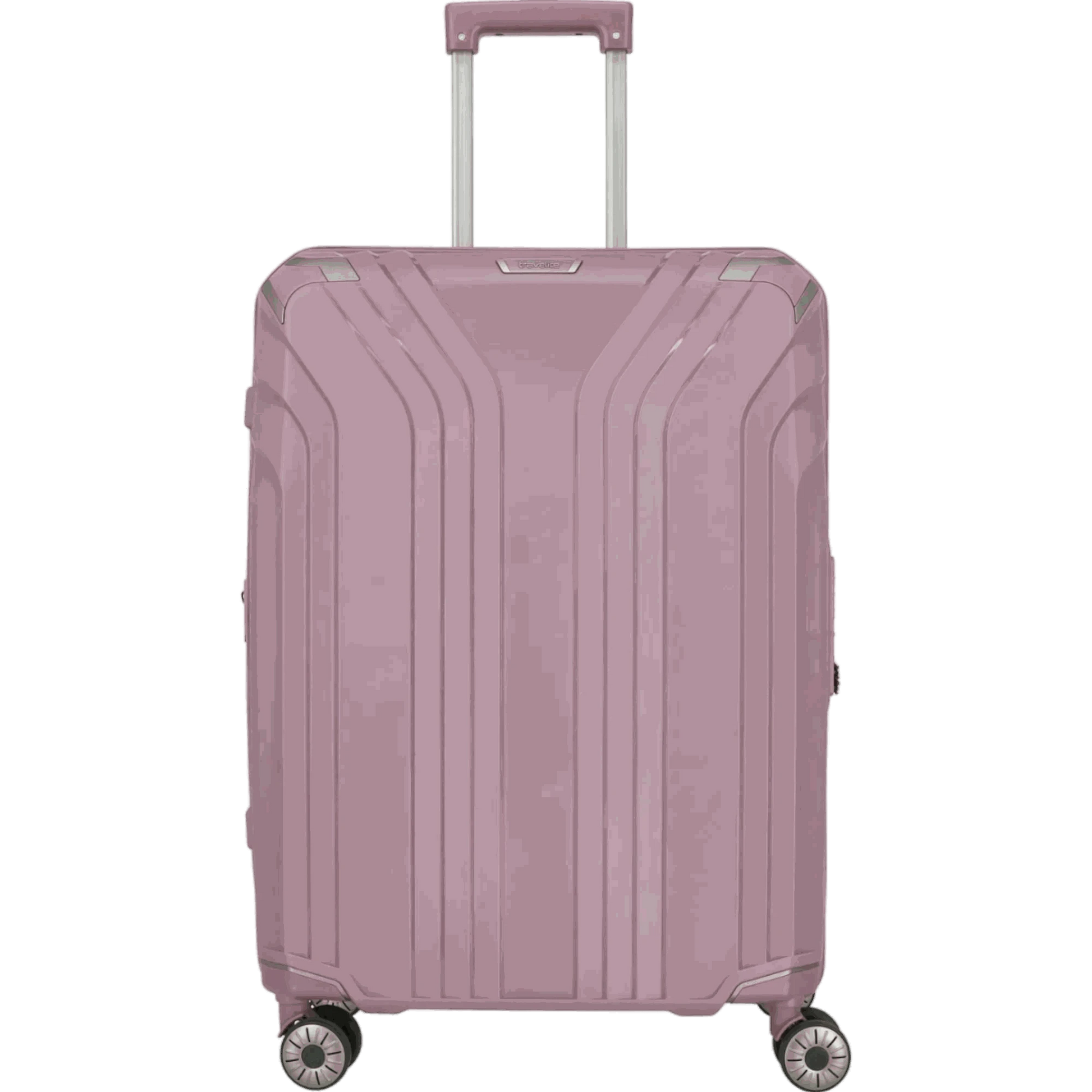 Travelite Elvaa 4-Rollen-Trolley M 66 cm -Rosé KOFFER-PLUS.COM