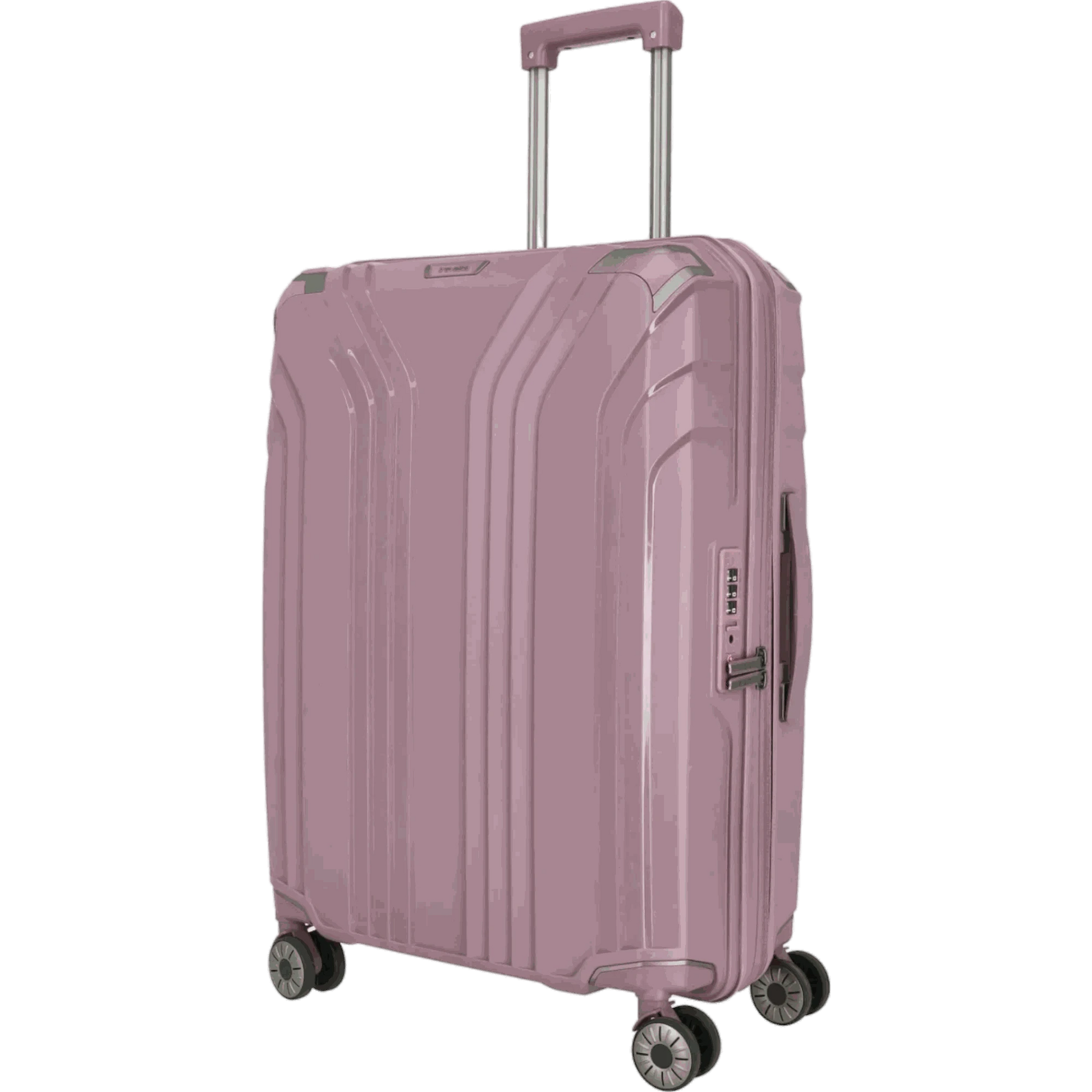 Travelite Elvaa 4-Rollen-Trolley M 66 cm -Rosé KOFFER-PLUS.COM