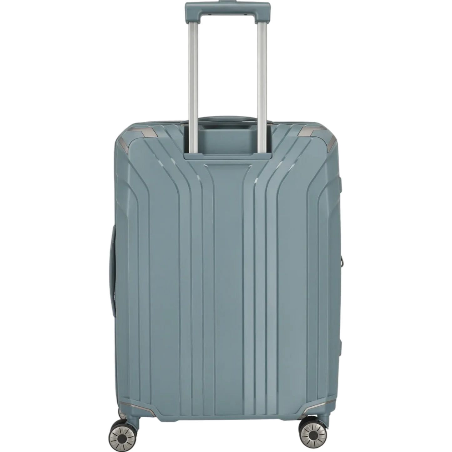 Travelite Elvaa 4-Rollen-Trolley M 66 cm -Blaugrau KOFFER-PLUS.COM