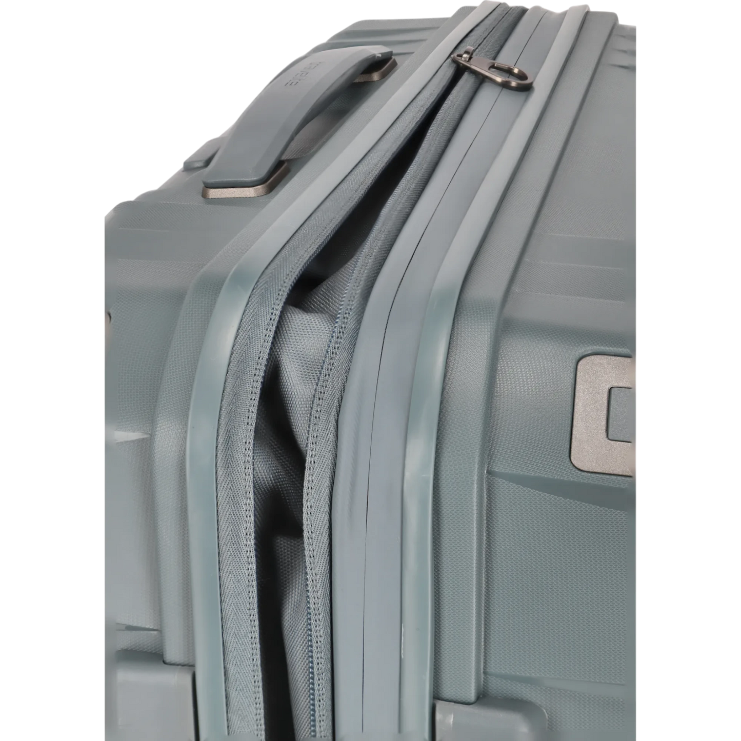 Travelite Elvaa 4-Rollen-Trolley M 66 cm -Blaugrau KOFFER-PLUS.COM