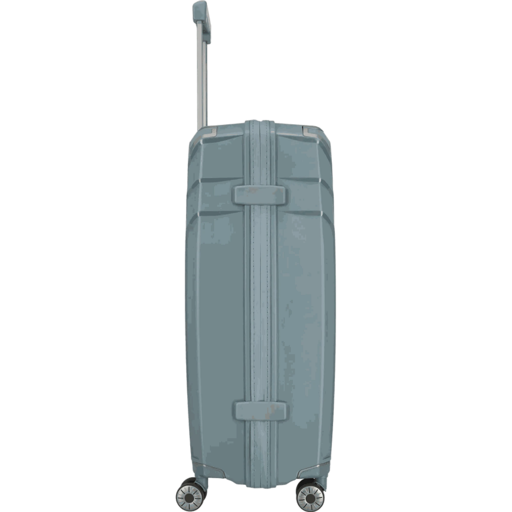 Travelite Elvaa 4-Rollen-Trolley L 76 cm -Blaugrau KOFFER-PLUS.COM