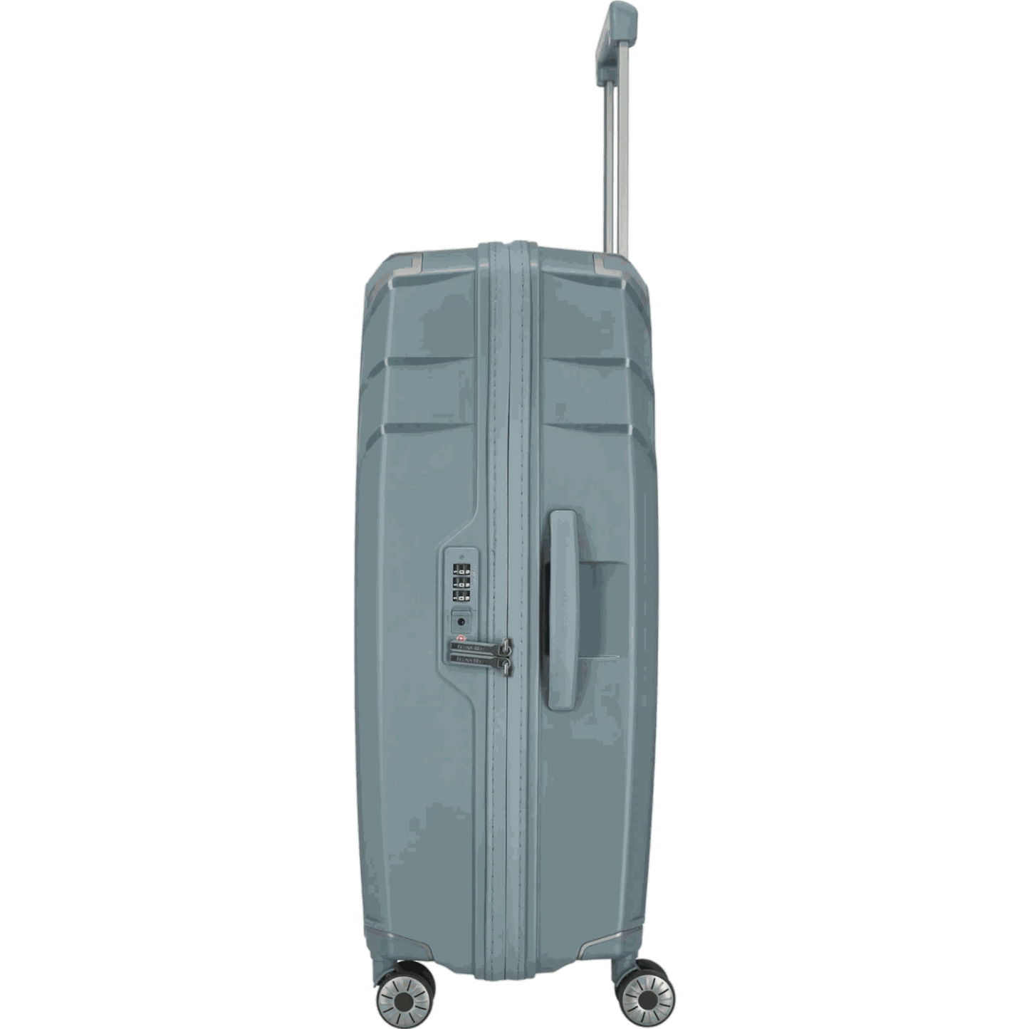 Travelite Elvaa 4-Rollen-Trolley L 76 cm -Blaugrau KOFFER-PLUS.COM