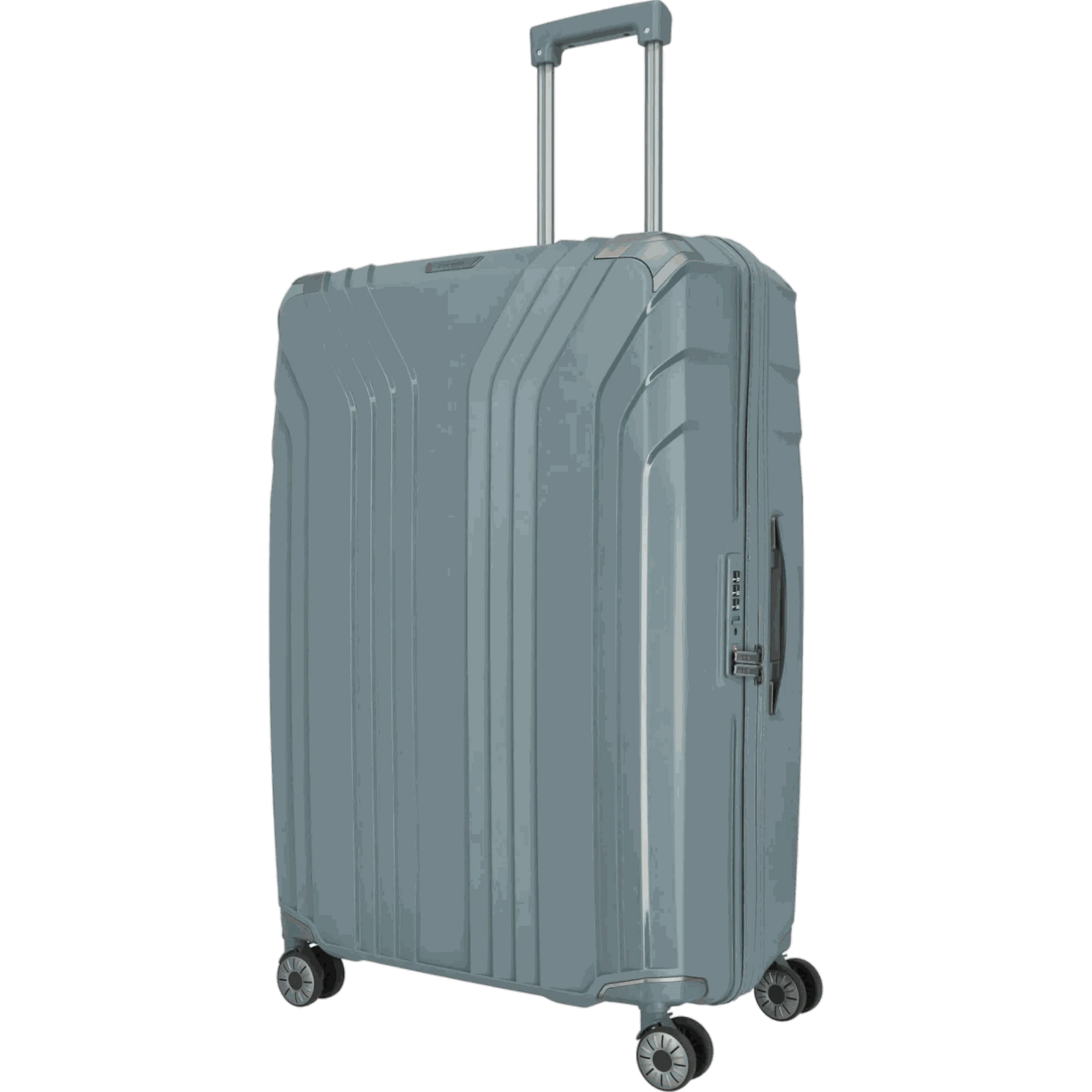 Travelite Elvaa 4-Rollen-Trolley L 76 cm -Blaugrau KOFFER-PLUS.COM