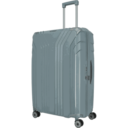 Travelite Elvaa 4-Rollen-Trolley L 76 cm -Blaugrau KOFFER-PLUS.COM