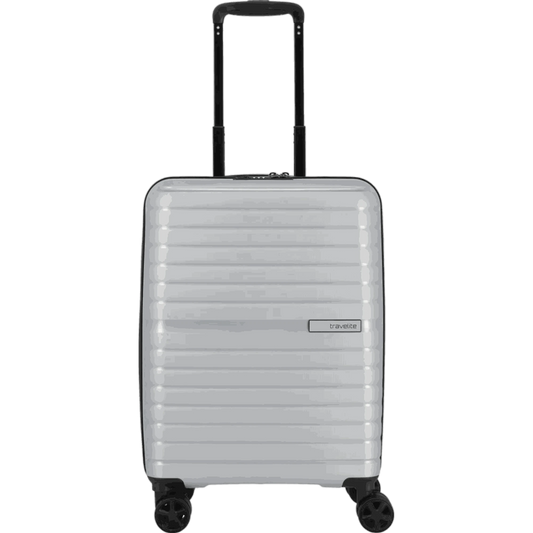 Travelite Trient 4-Rollen-Kabinentrolley 55 cm -Silber KOFFER-PLUS.COM