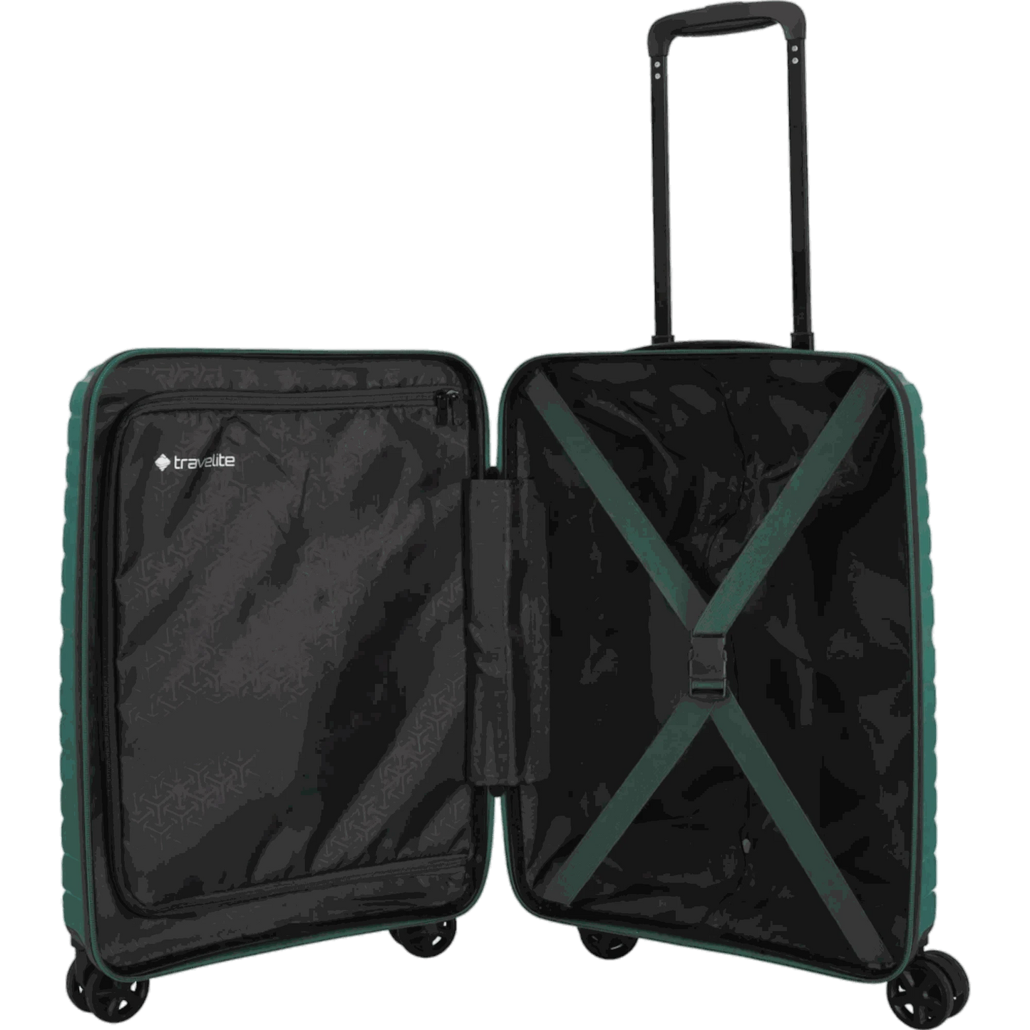 Travelite Trient 4-Rollen-Kabinentrolley 55 cm -Grün KOFFER-PLUS.COM