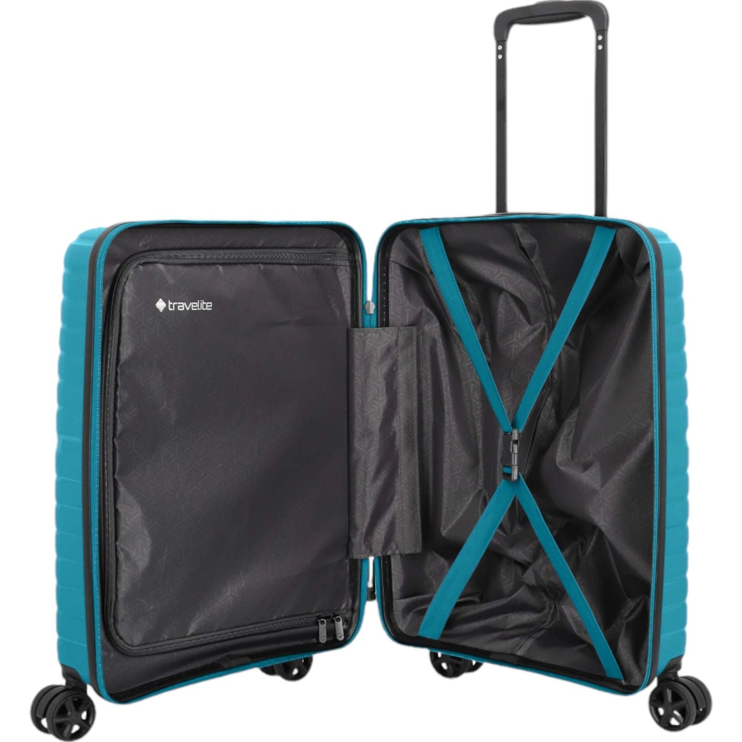 Travelite Trient 4-Rollen-Kabinentrolley 55 cm -Petrol KOFFER-PLUS.COM