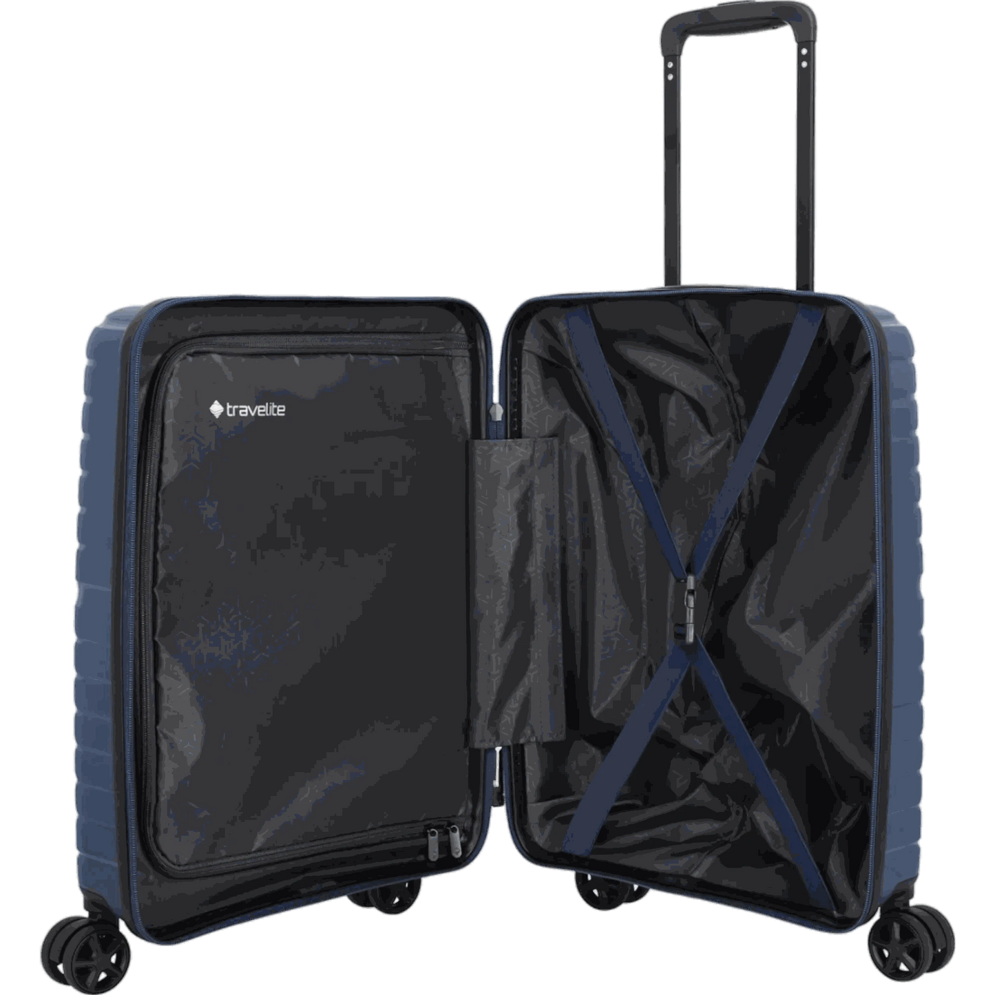 Travelite Trient 4-Rollen-Kabinentrolley 55 cm -Blau KOFFER-PLUS.COM