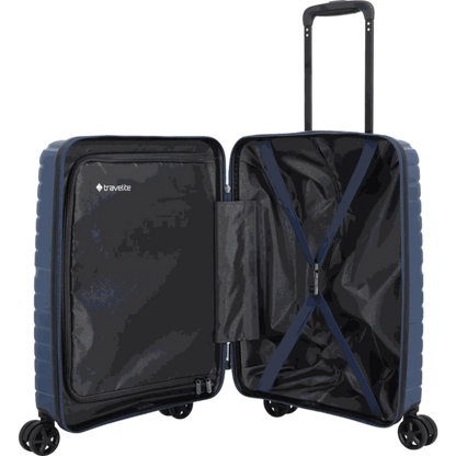 Travelite Trient 4-Rollen-Kabinentrolley 55 cm -Blau KOFFER-PLUS.COM