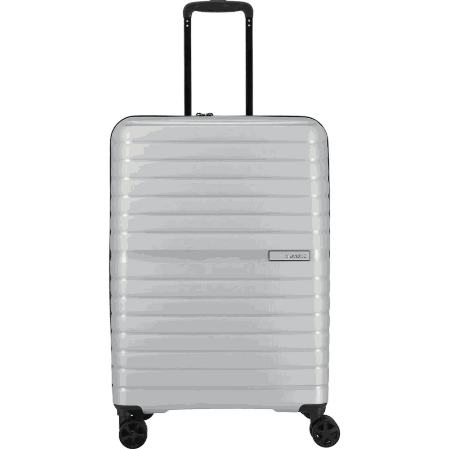 Travelite Trient 4-Rollen-Trolley 66 cm -Silber KOFFER-PLUS.COM