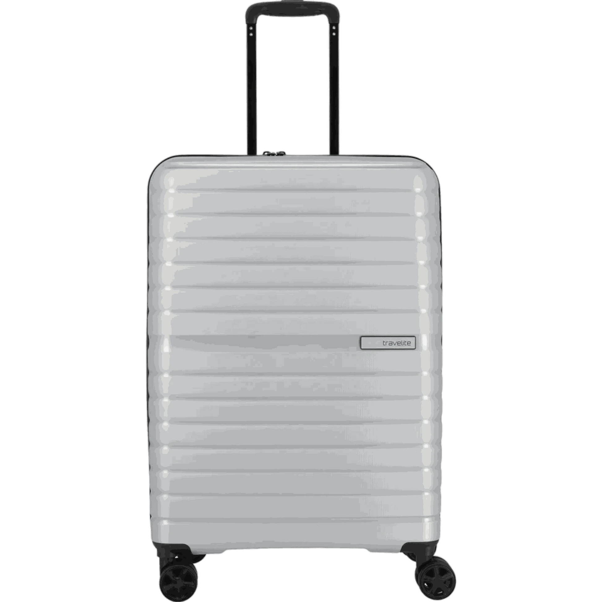 Travelite Trient 4-Rollen-Trolley 66 cm -Silber KOFFER-PLUS.COM