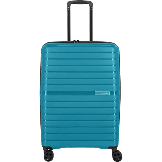 Travelite Trient 4-Rollen-Trolley 66 cm -Petrol KOFFER-PLUS.COM