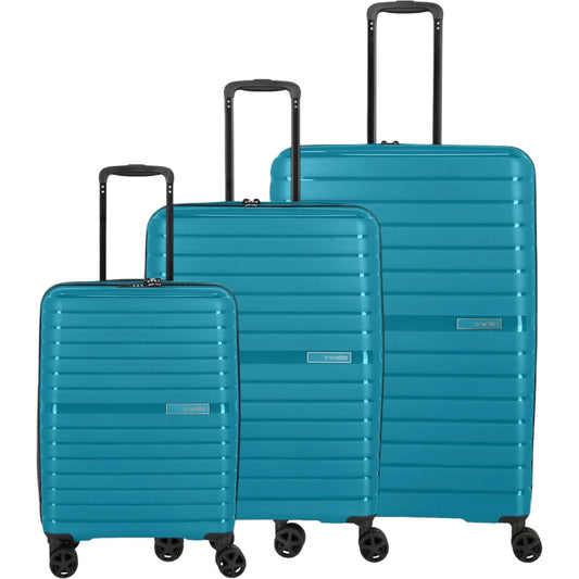 Travelite Trient 4-Rollen-Kofferset 3tlg. L/M/S -Petrol