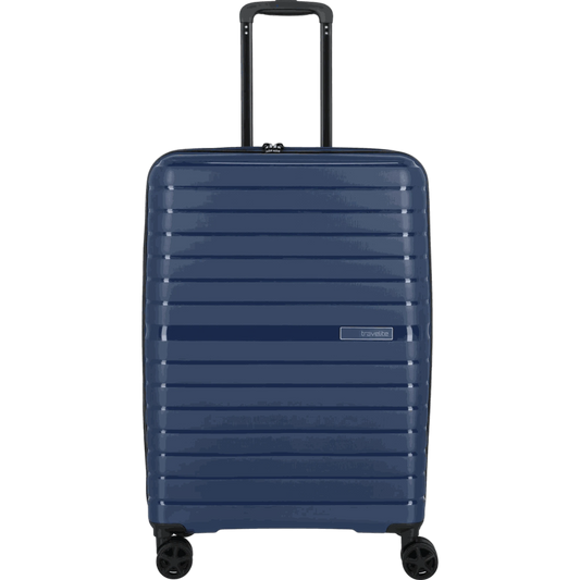 Travelite Trient 4-Rollen-Trolley 66 cm -Blau KOFFER-PLUS.COM