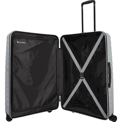 Travelite Trient 4-Rollen-Kofferset 3tlg. L/M/S -Silber KOFFER-PLUS.COM