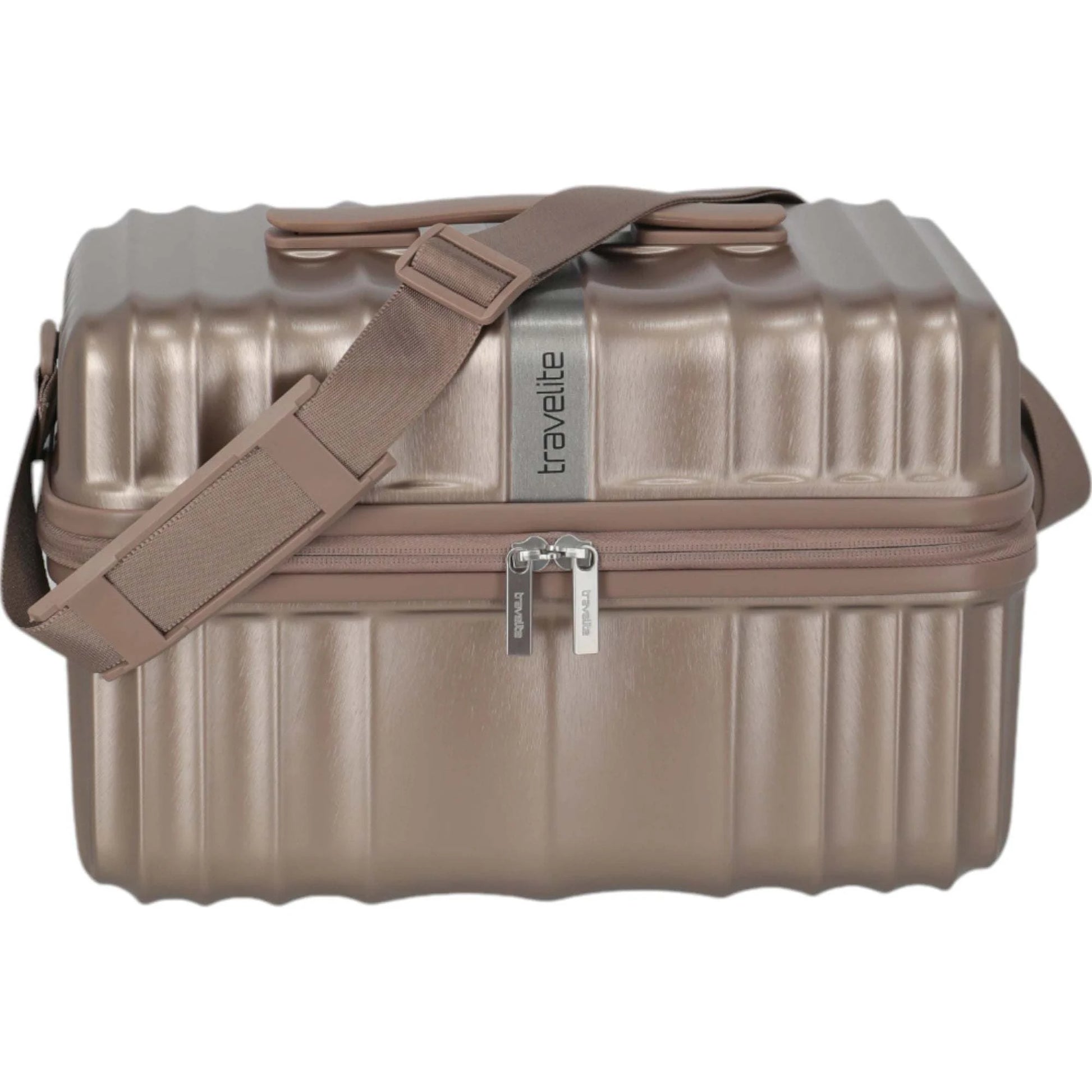 Travelite Paros Beauty Case 38 cm -Cappuccino KOFFER-PLUS.COM