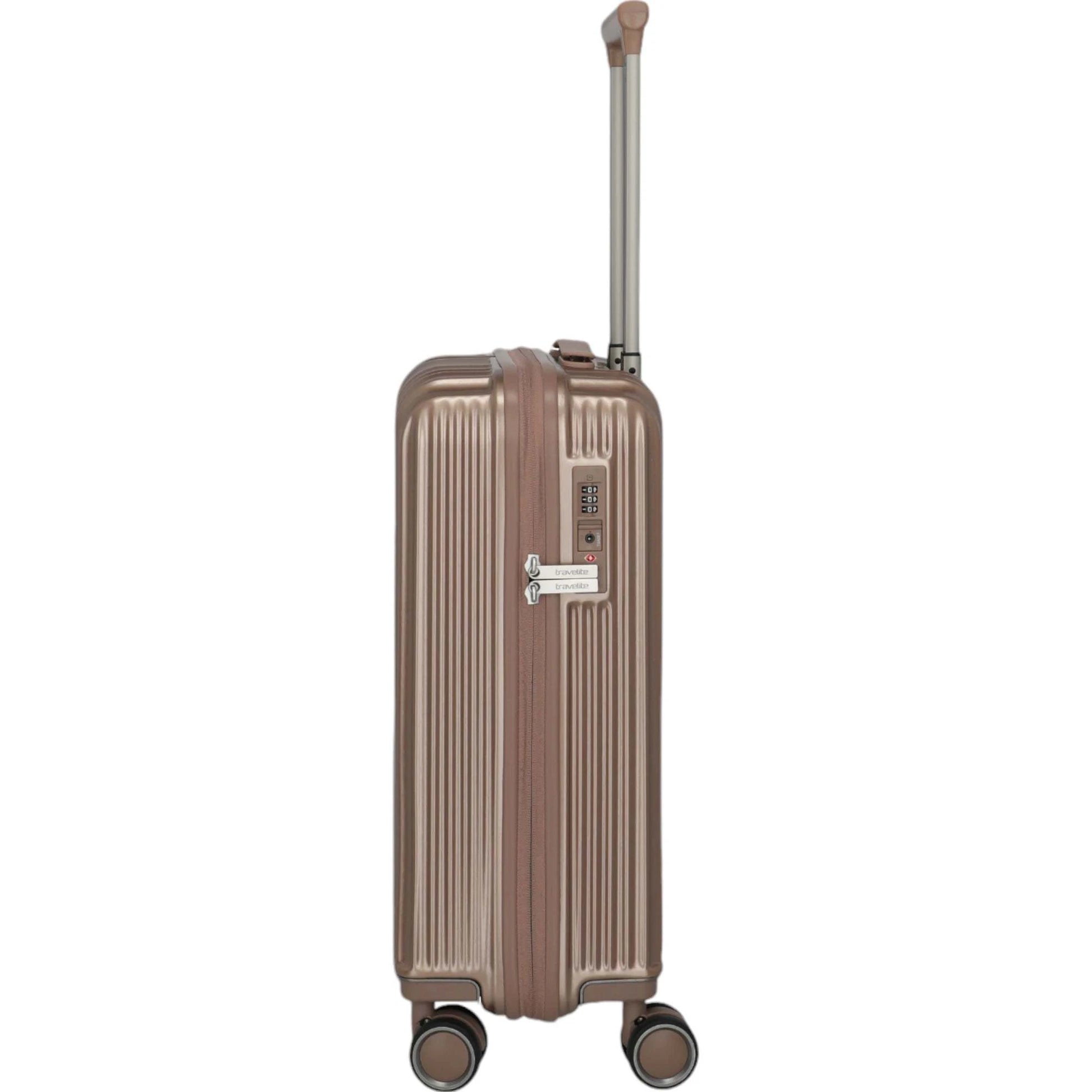 Travelite Paros 4-Rad Bordtrolley S 55 cm -Cappuccino KOFFER-PLUS.COM