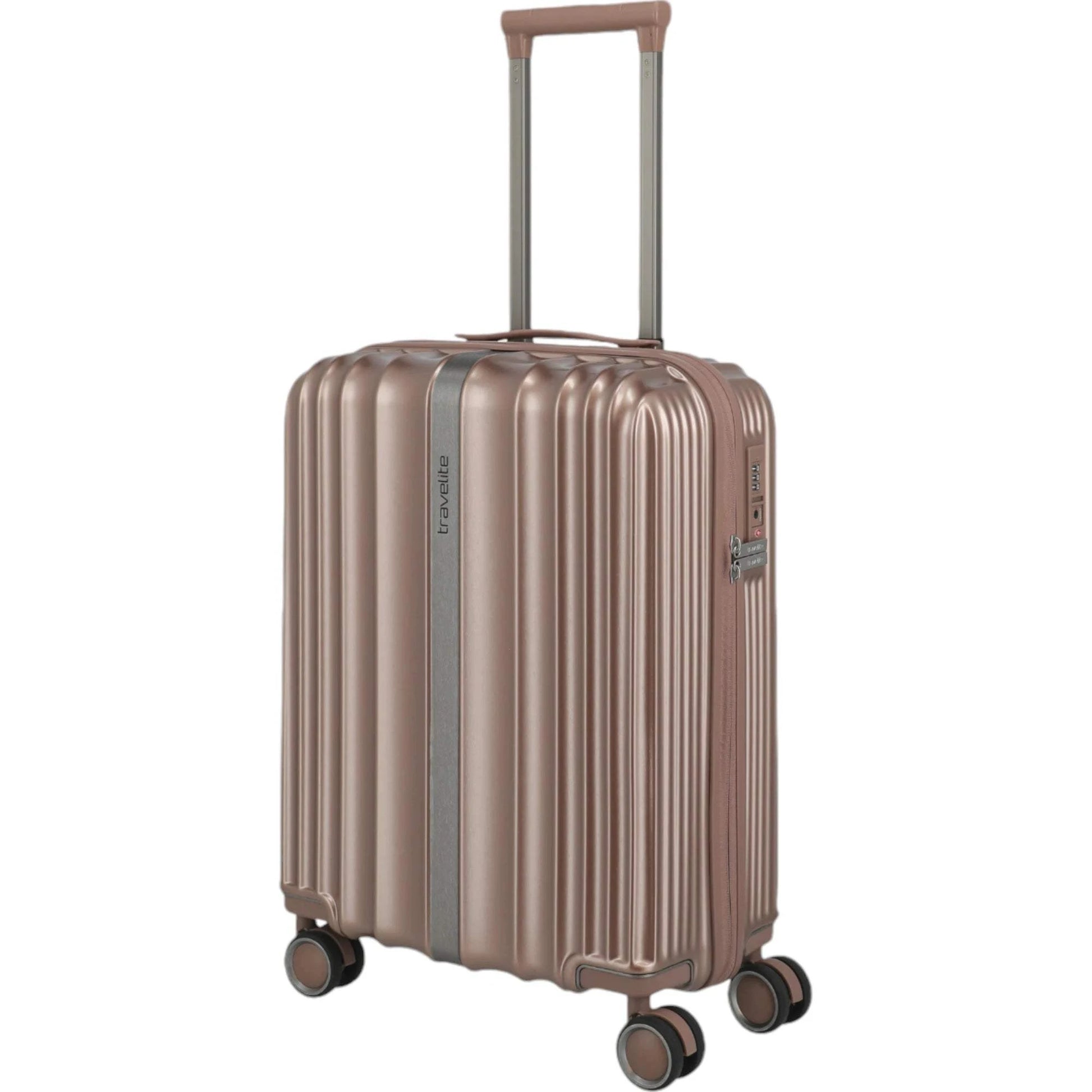 Travelite Paros 4-Rad Bordtrolley S 55 cm -Cappuccino KOFFER-PLUS.COM