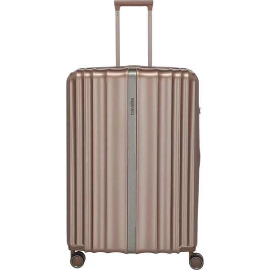 Travelite Paros 4-Rad Trolley L 76 cm -Cappuccino KOFFER-PLUS.COM