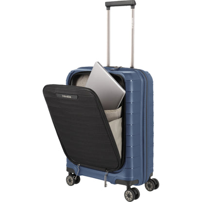 Travelite Mooby  4-Rollen-Handgepäcktrolley mit Vortasche 55 cm -Marin KOFFER-PLUS.COM