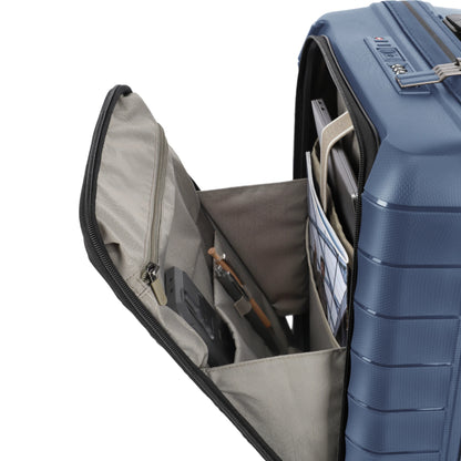 Travelite Mooby  4-Rollen-Handgepäcktrolley mit Vortasche 55 cm -Marin KOFFER-PLUS.COM