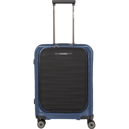 Travelite Mooby  4-Rollen-Handgepäcktrolley mit Vortasche 55 cm -Marin KOFFER-PLUS.COM